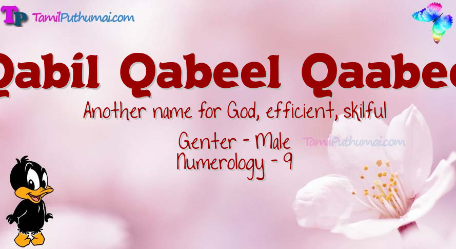 Qabil  Qabeel  Qaabeel-babyname-meaning